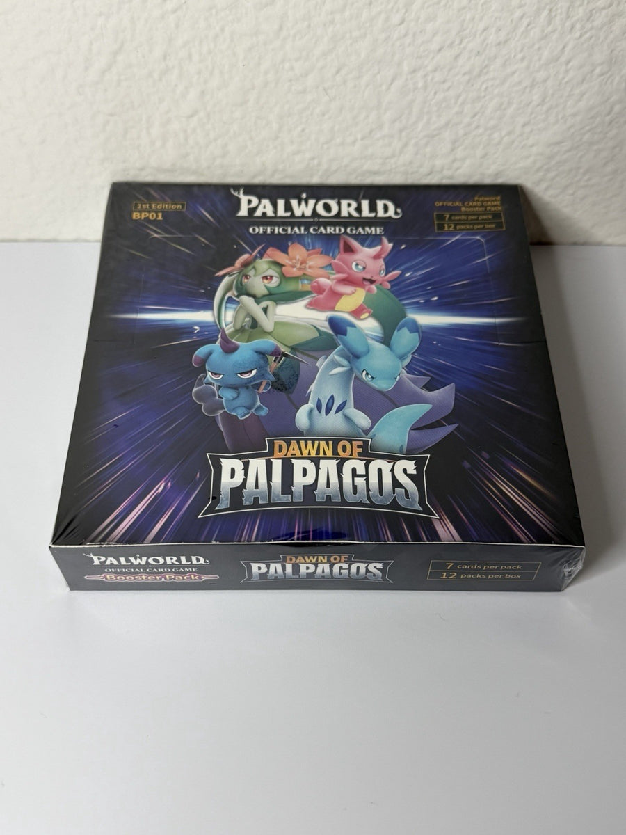 Palworld TCG: Dawn of Palpagos 1st Edition Booster Box English Misprint Sealed
