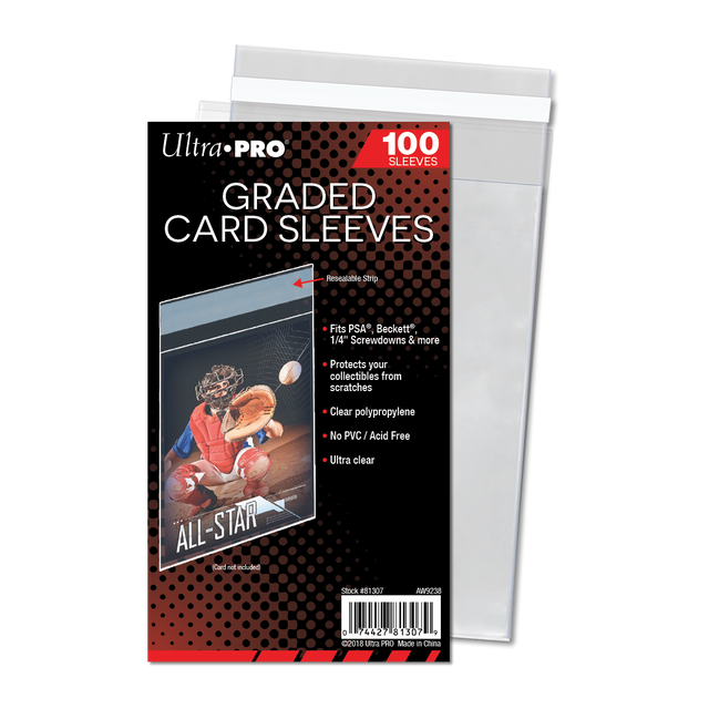 Ultra PRO Graded Card Resealable Sleeves 100 count