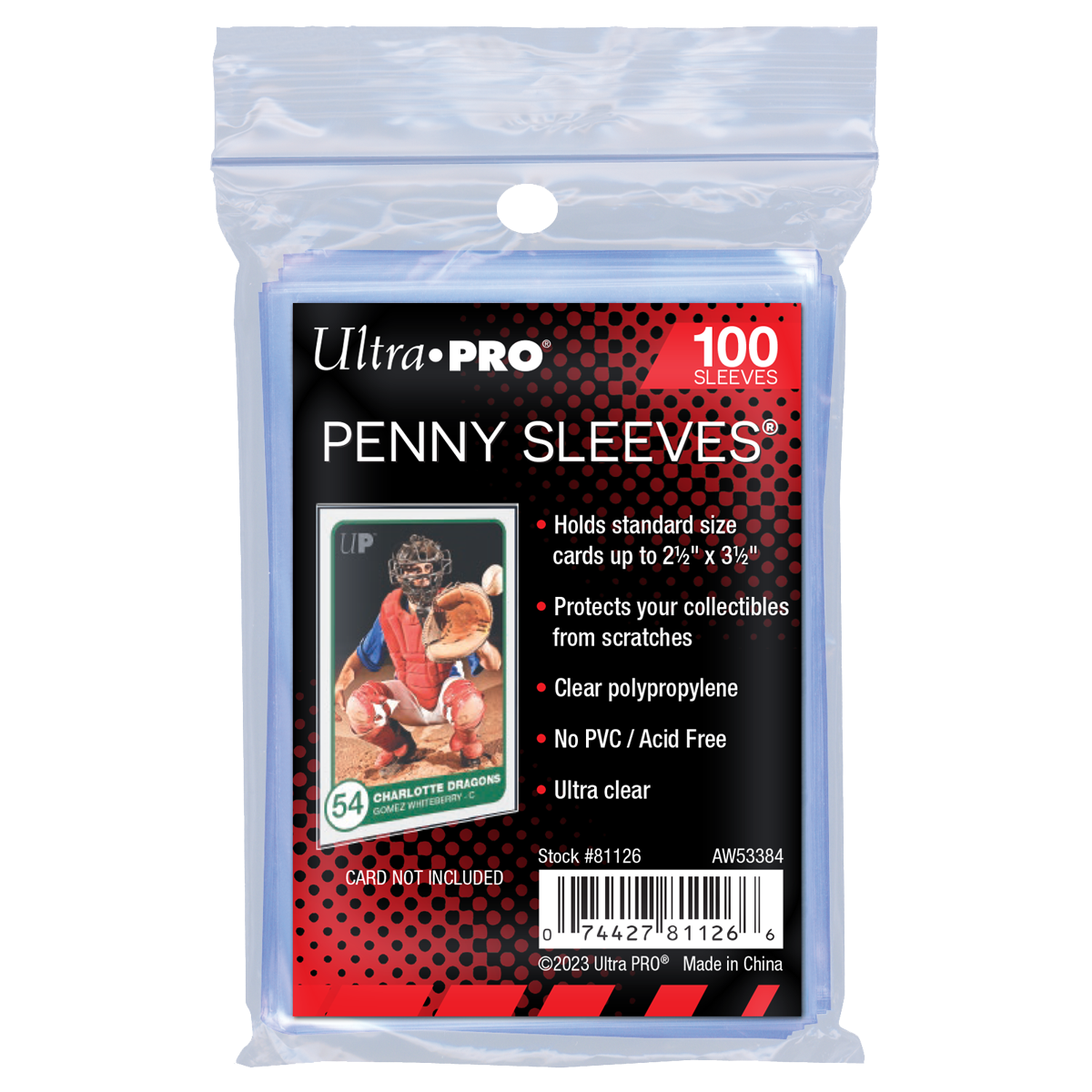 Ultra PRO 100ct Penny Sleeves