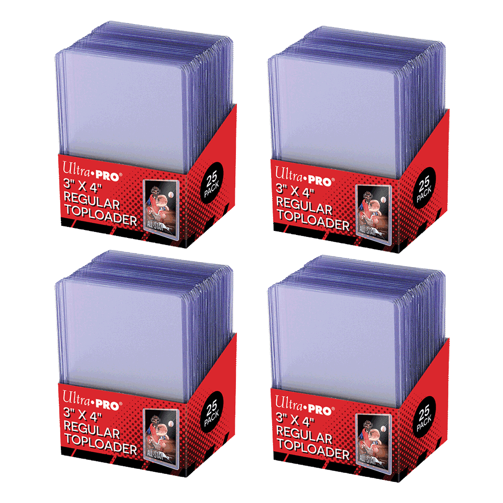 Ultra PRO regular clear toploaders 100 count