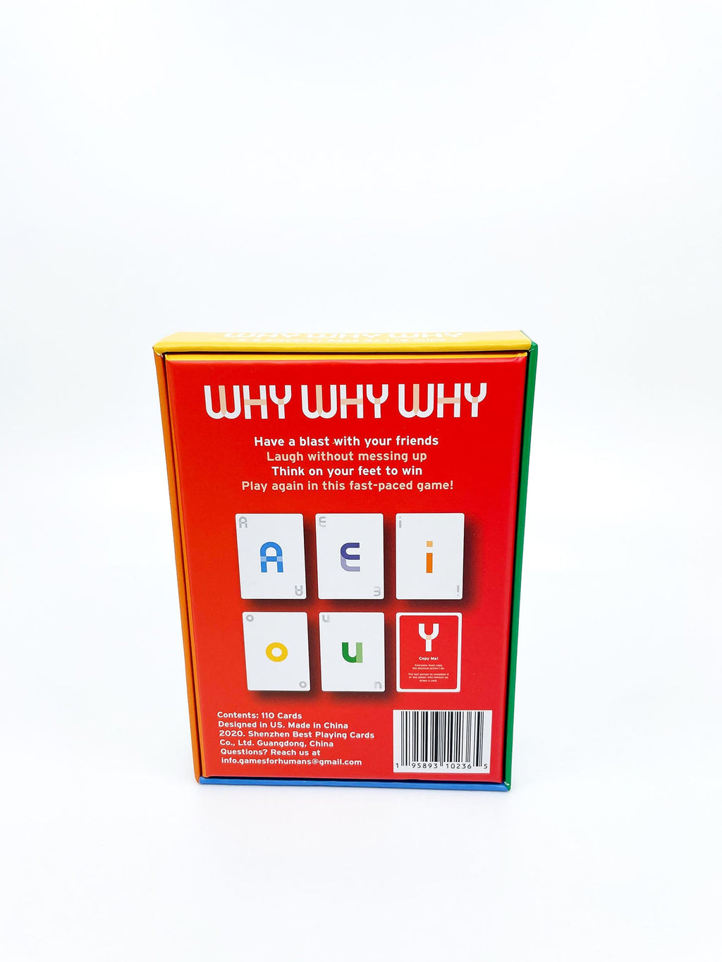 WHY WHY WHY Party Edition back product photo