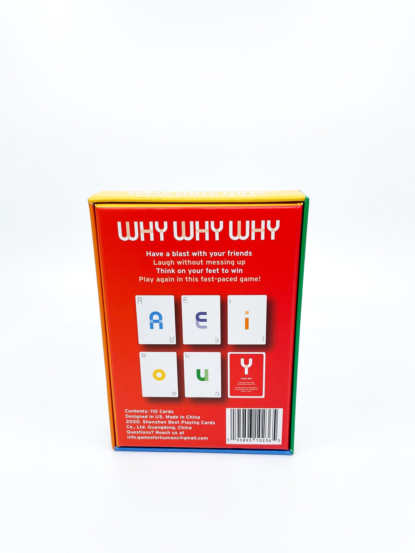 WHY WHY WHY Party Edition back product photo